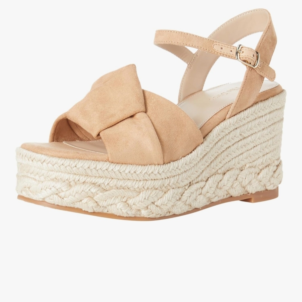 Tan Platform Espadrille Sandals